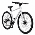 700C aluminium road bike front three-quarter view
