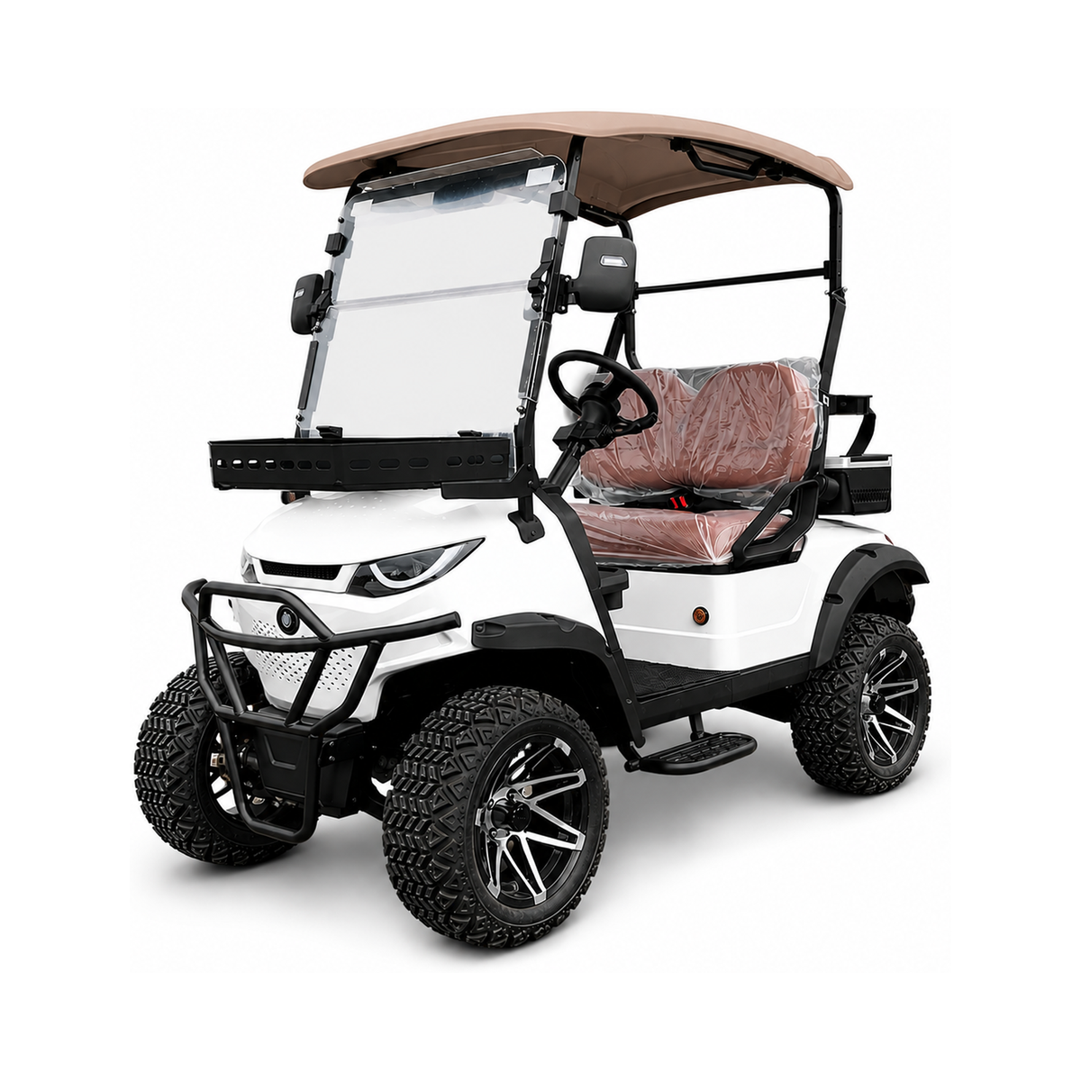 MXV Breeze 2 Trail 2-seater lifted electric golf cart UAE – view 1