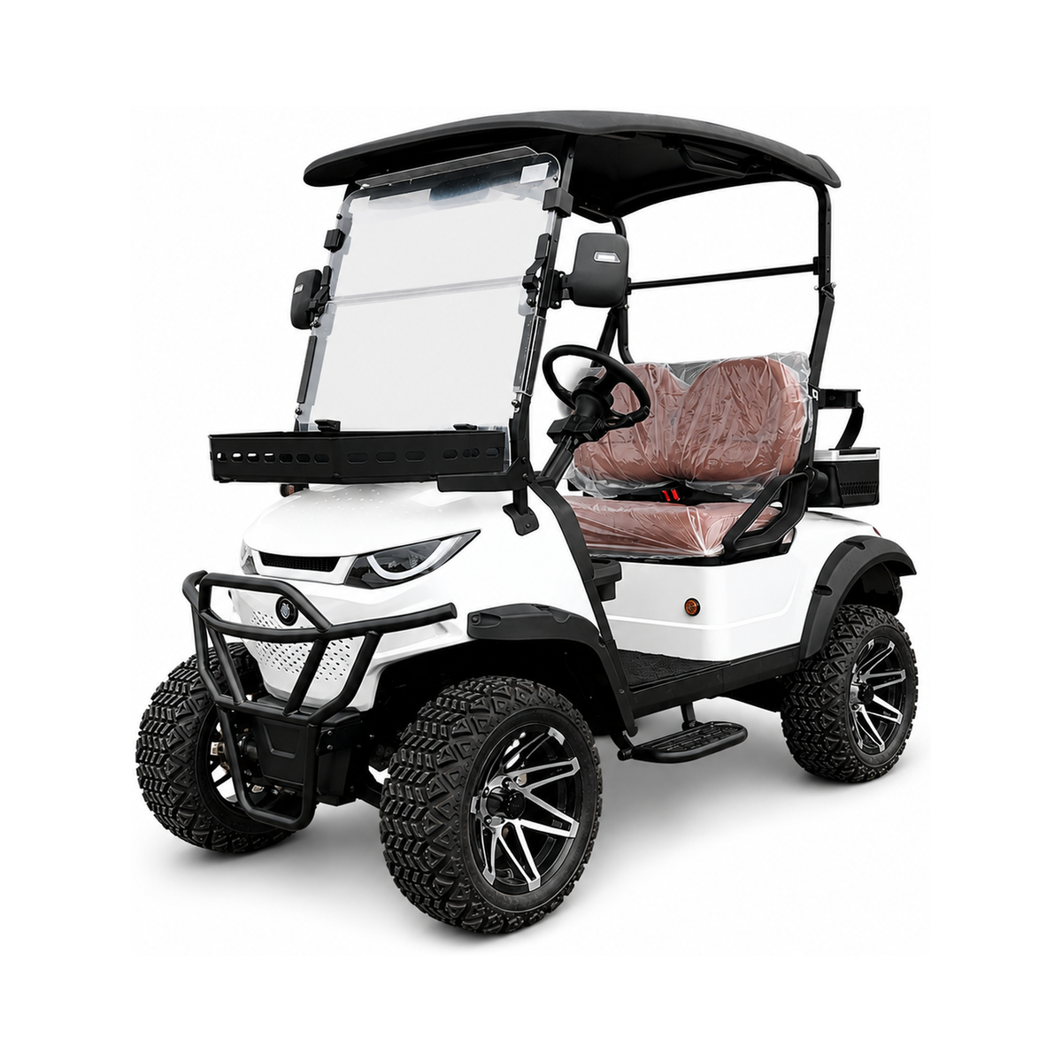 MXV Breeze 2 Trail 2-seater lifted electric golf cart UAE – view 3