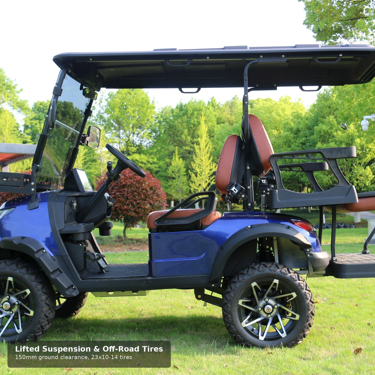 MXV CRUISER 4 Trail – 4-Seater Lifted Electric Golf Cart UAE – view 14