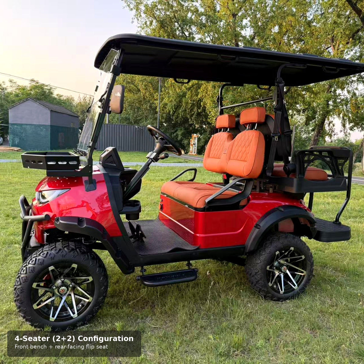 MXV CRUISER 4 Trail – 4-Seater Lifted Electric Golf Cart UAE – view 9