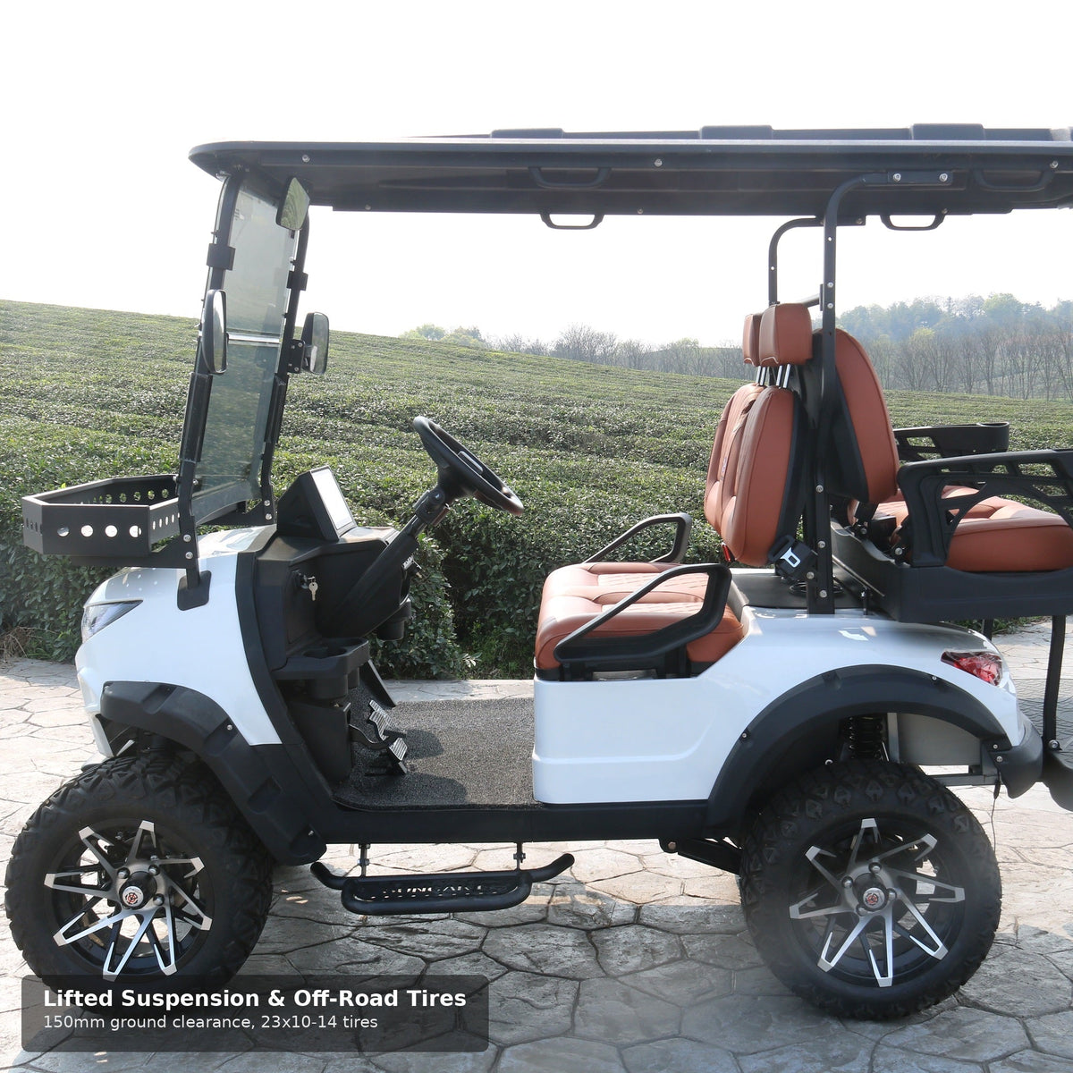 MXV Cruiser 4 Trail 4-seater lifted electric golf cart UAE – view 2
