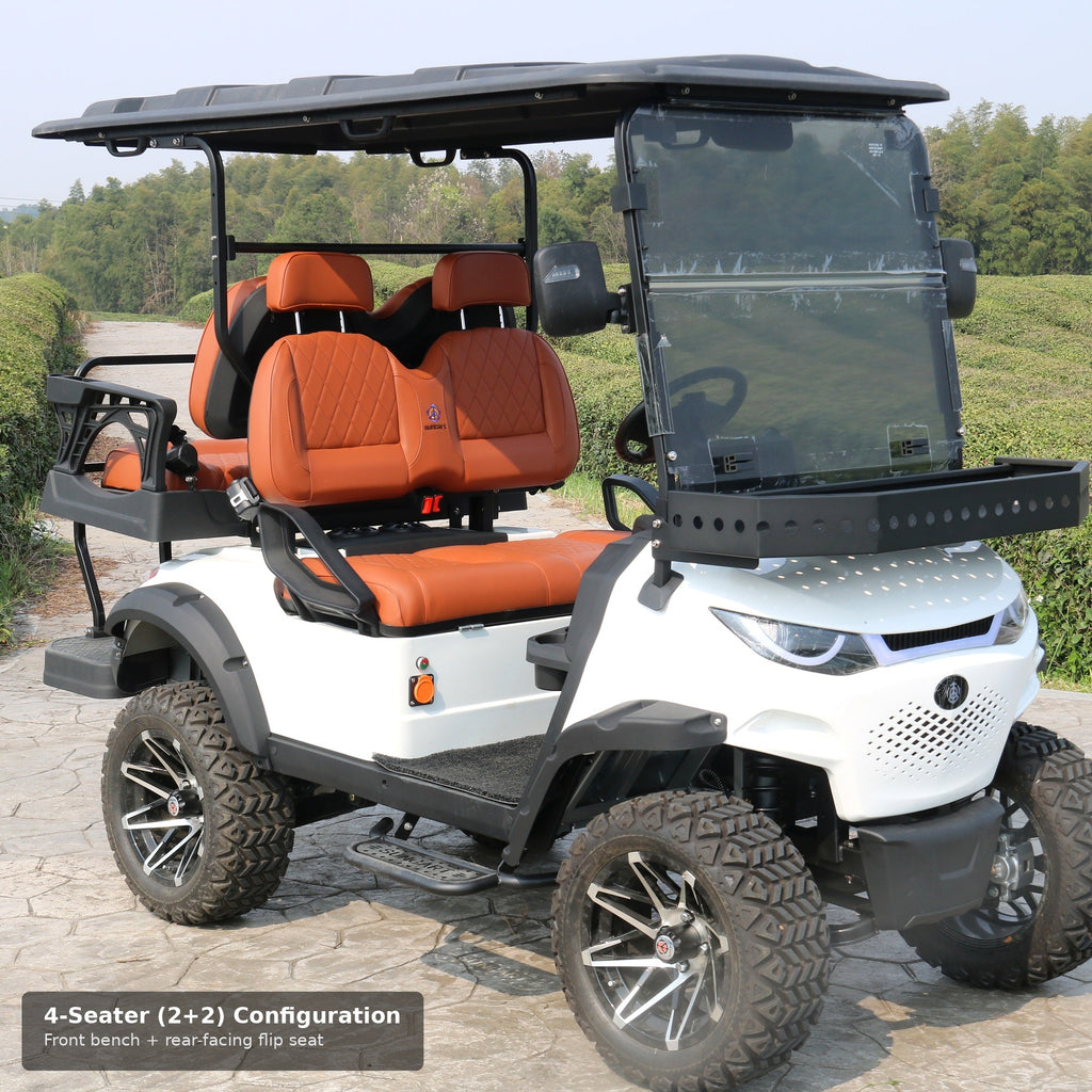 MXV Cruiser 4 Trail 4-seater lifted electric golf cart UAE – view 3