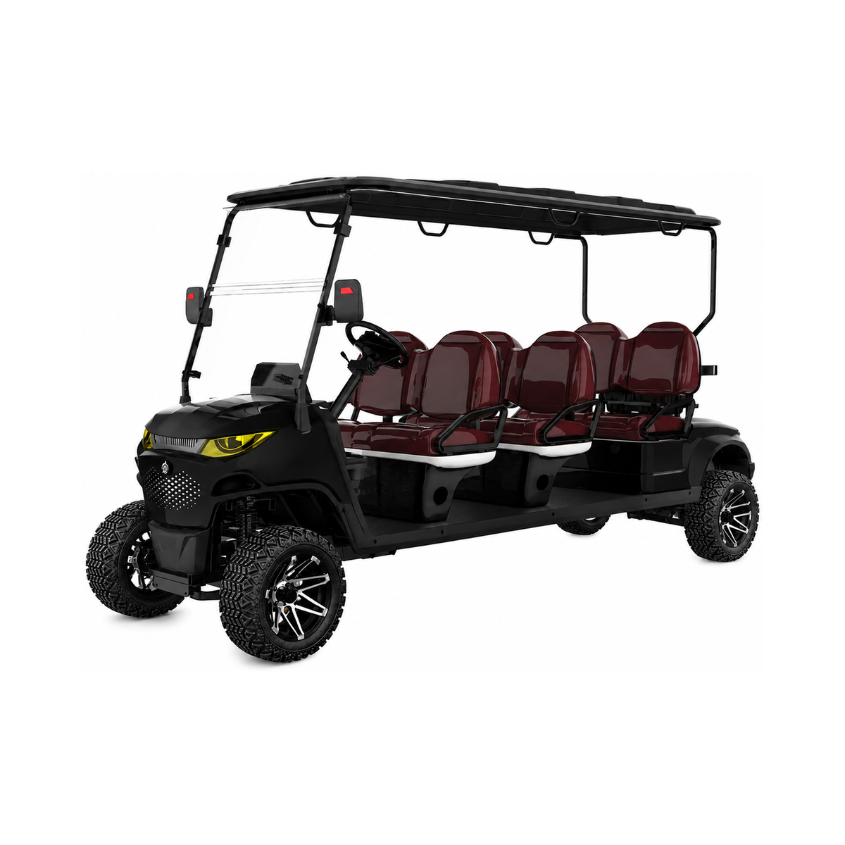 MXV Envoy 6 Trail 6-seater lifted electric golf cart UAE – view 3
