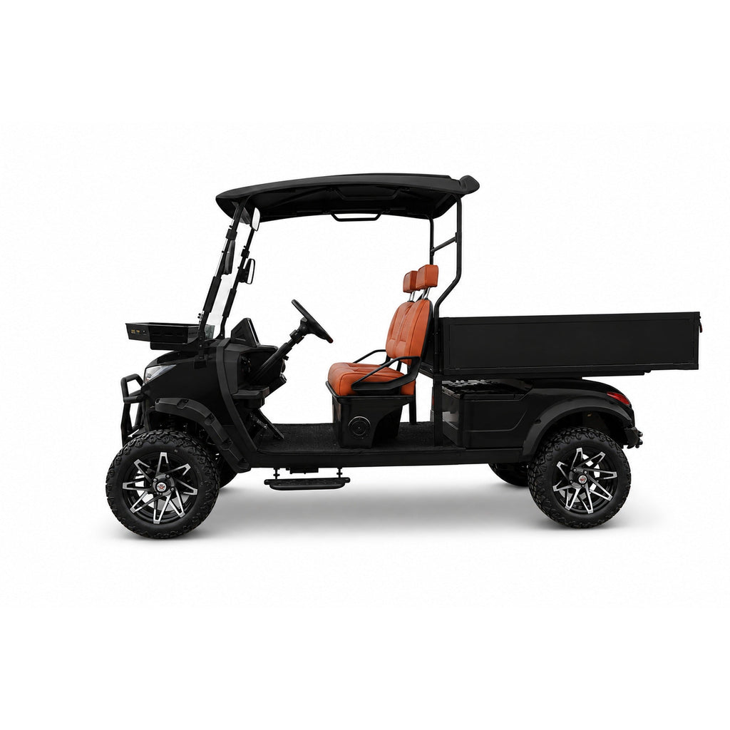 MXV HAULER 2X – 2-Seater Electric Utility Cart with Long Truck Bed UAE – view 2