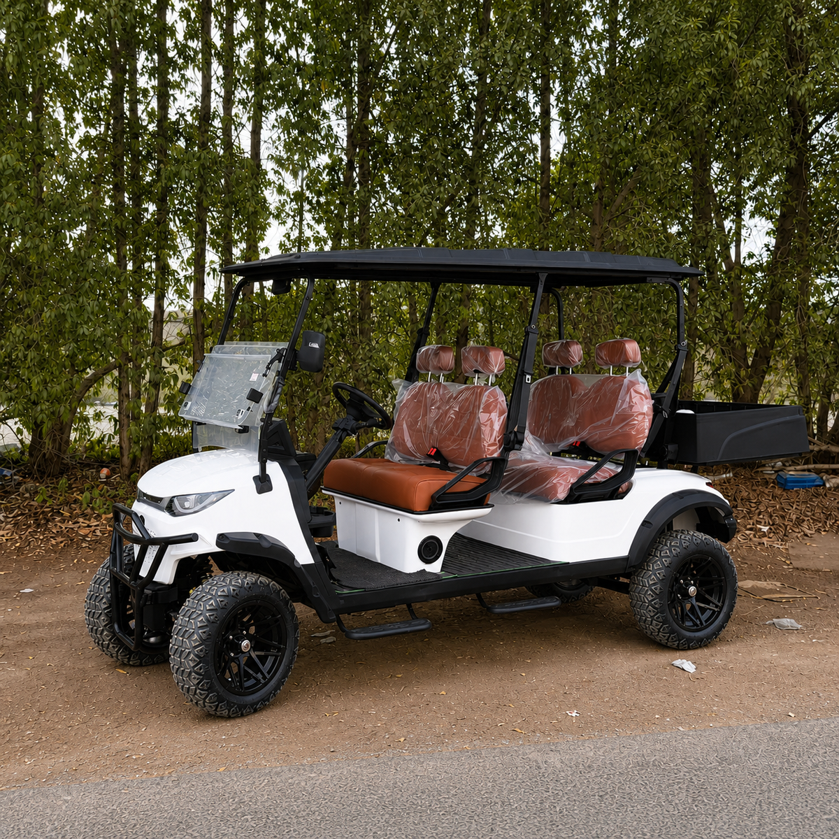 MXV HAULER 4 – 4-Seater Electric Utility Cart with Truck Bed UAE – view 2