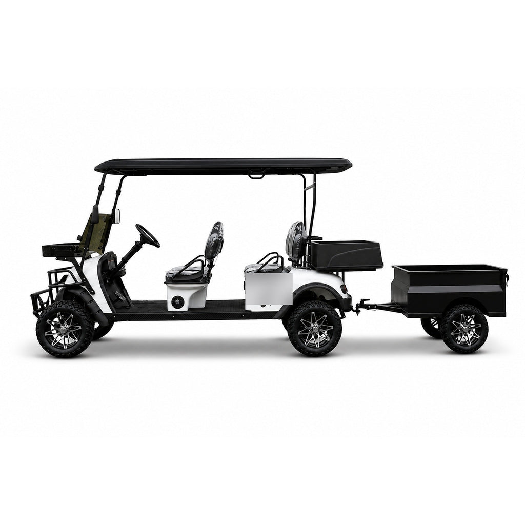 MXV HAULER 4 DUO – 4-Seater Electric Utility Cart with Dual Truck Bed & Trailer UAE – view 1