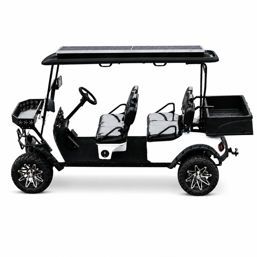 MXV HAULER 4 SOLAR – 4-Seater Solar-Powered Electric Utility Cart with Truck Bed UAE – view 1