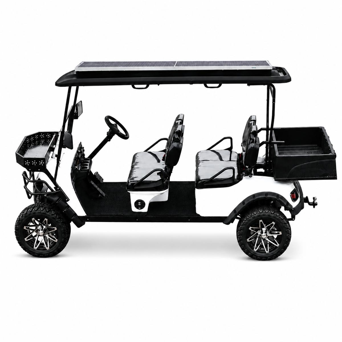 MXV HAULER 4 SOLAR – 4-Seater Solar-Powered Electric Utility Cart with Truck Bed UAE – view 1