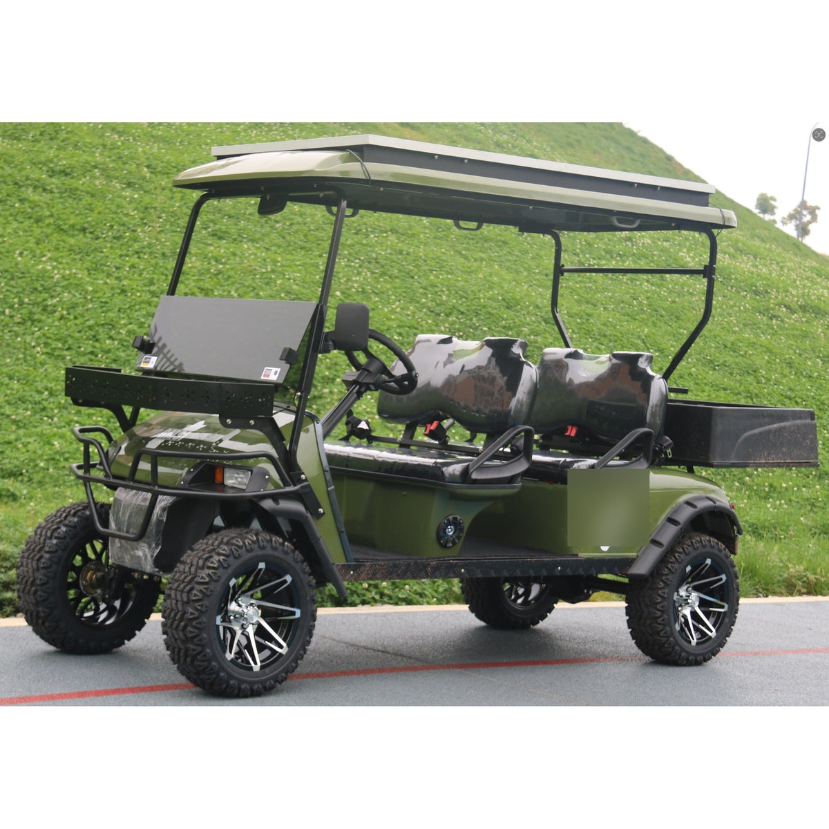 MXV HAULER 4 SOLAR – 4-Seater Solar-Powered Electric Utility Cart with Truck Bed UAE – view 2