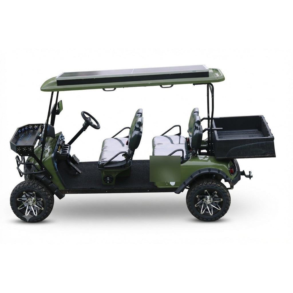 MXV HAULER 4 SOLAR – 4-Seater Solar-Powered Electric Utility Cart with Truck Bed UAE – view 4