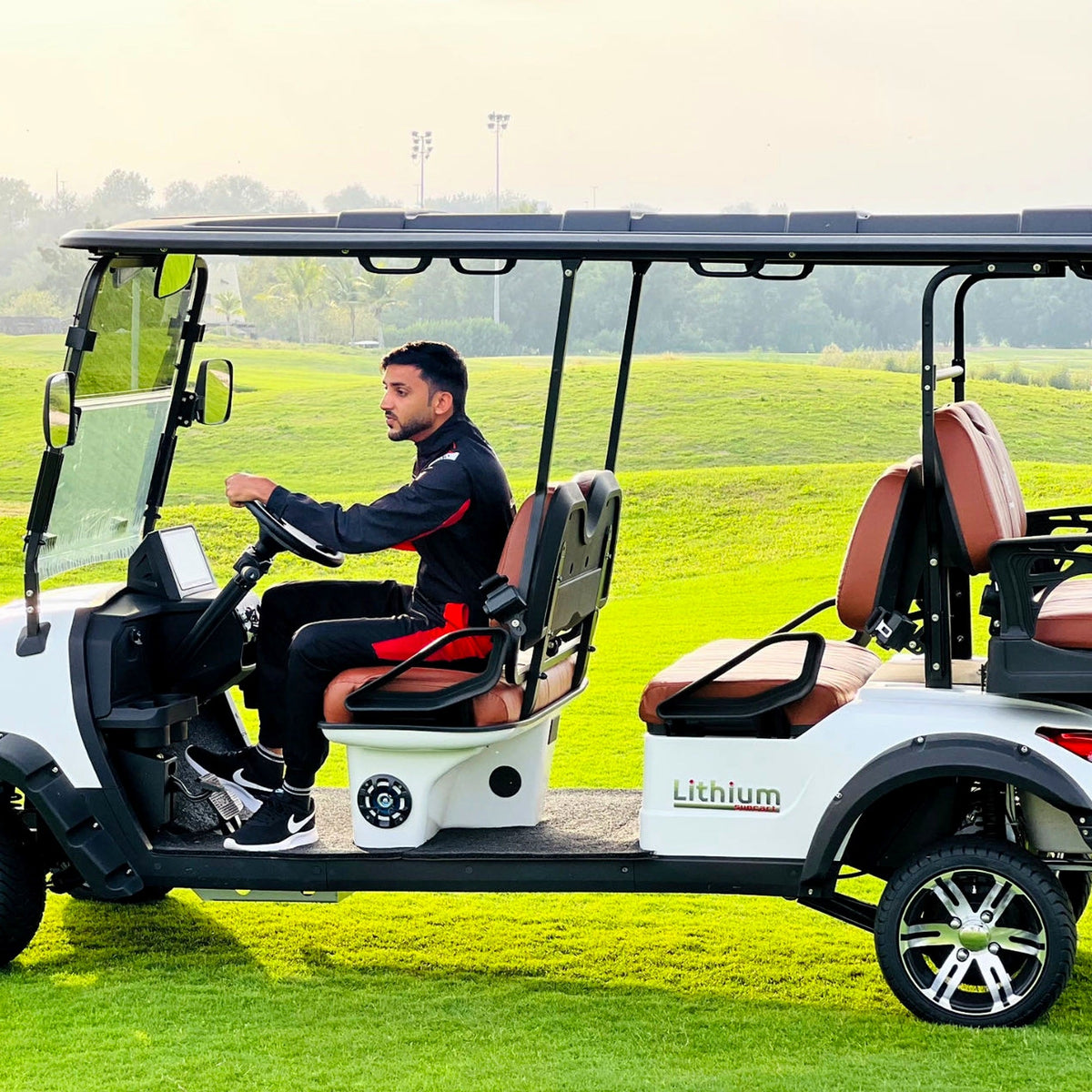 MXV Ranger 6 6-seater electric golf cart UAE – view 2