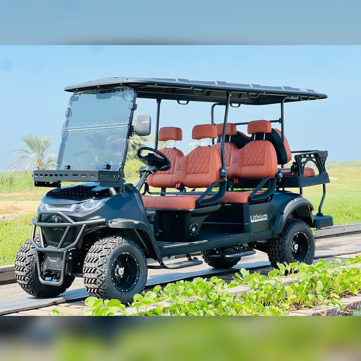 MXV RANGER 6 Trail – 6-Seater Lifted Electric Golf Cart UAE – view 17