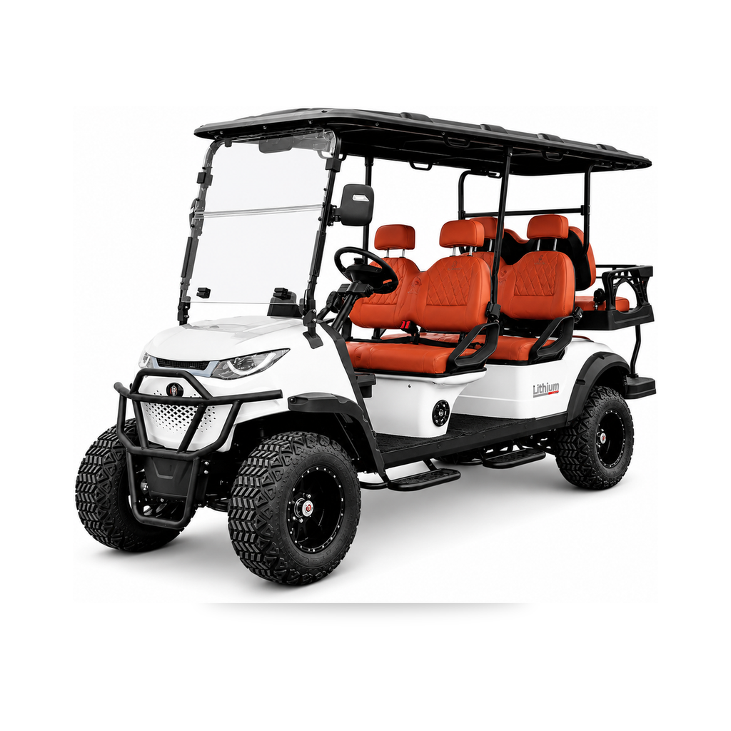 MXV RANGER 6 Trail – 6-Seater Lifted Electric Golf Cart UAE – view 5