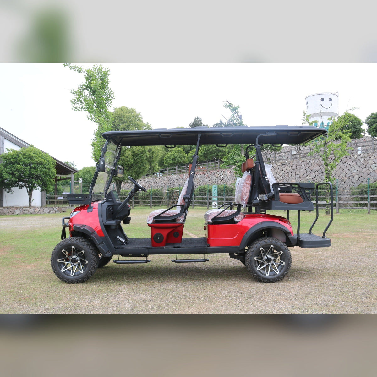 MXV Ranger 6 Trail 6-seater lifted electric golf cart UAE – view 2