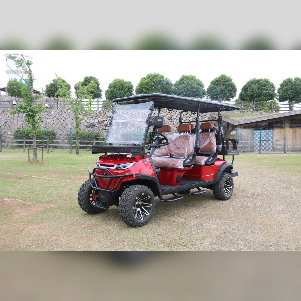 MXV Ranger 6 Trail 6-seater lifted electric golf cart UAE – view 3
