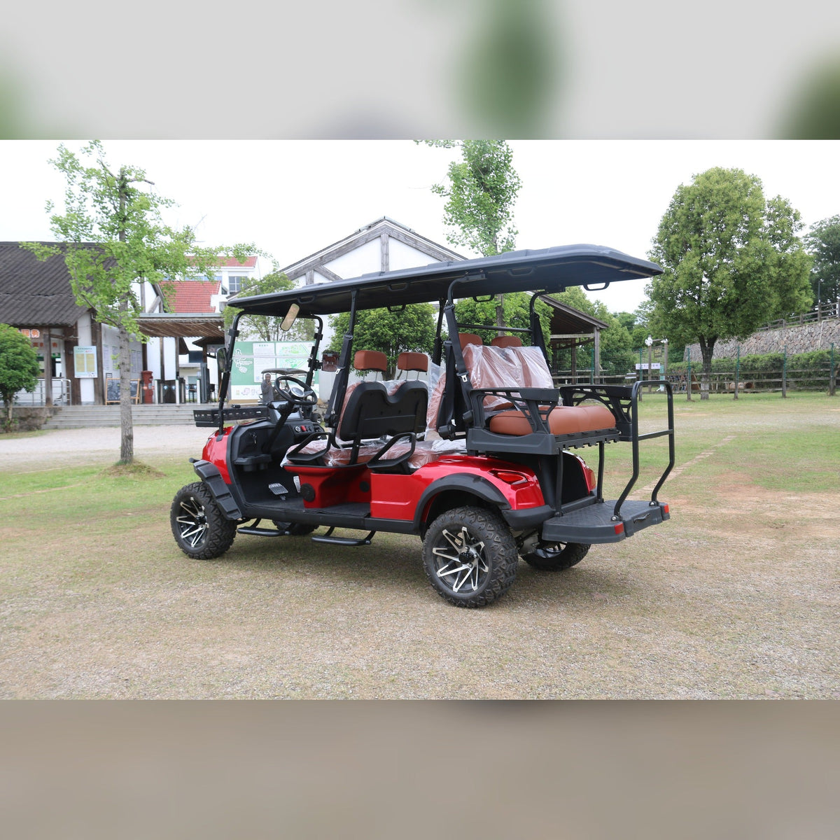 MXV Ranger 6 Trail 6-seater lifted electric golf cart UAE – view 4
