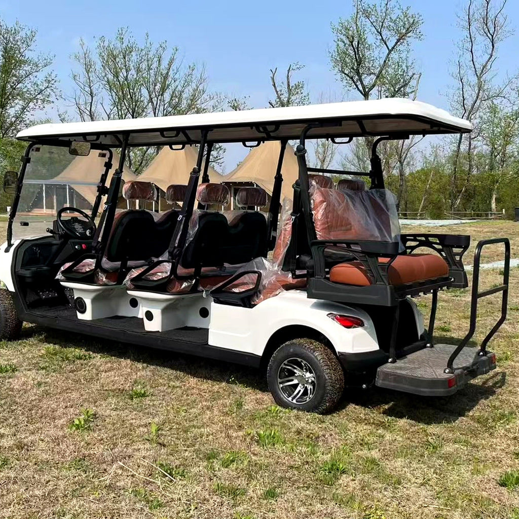 MXV Sovereign 8 electric golf cart rear view
