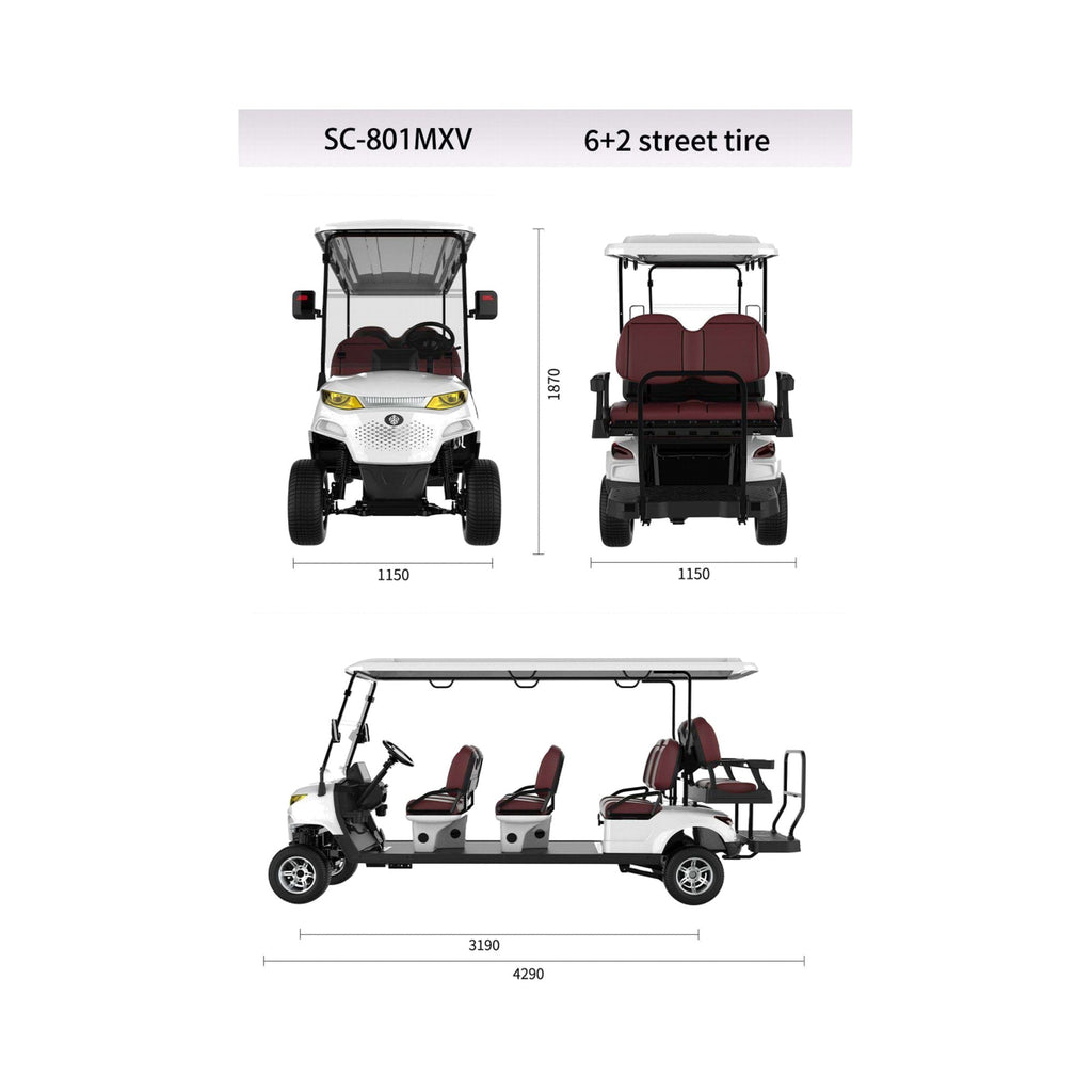 MXV Sovereign 8 vehicle dimensions