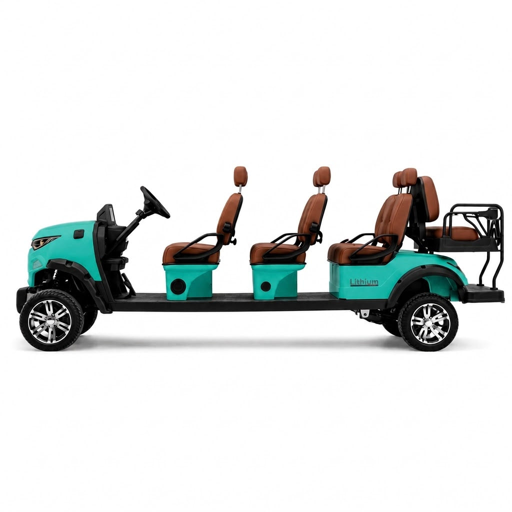 MXV SOVEREIGN 8 Indoor Edition – 8-Seater Electric No-Roof Golf Cart UAE – view 1