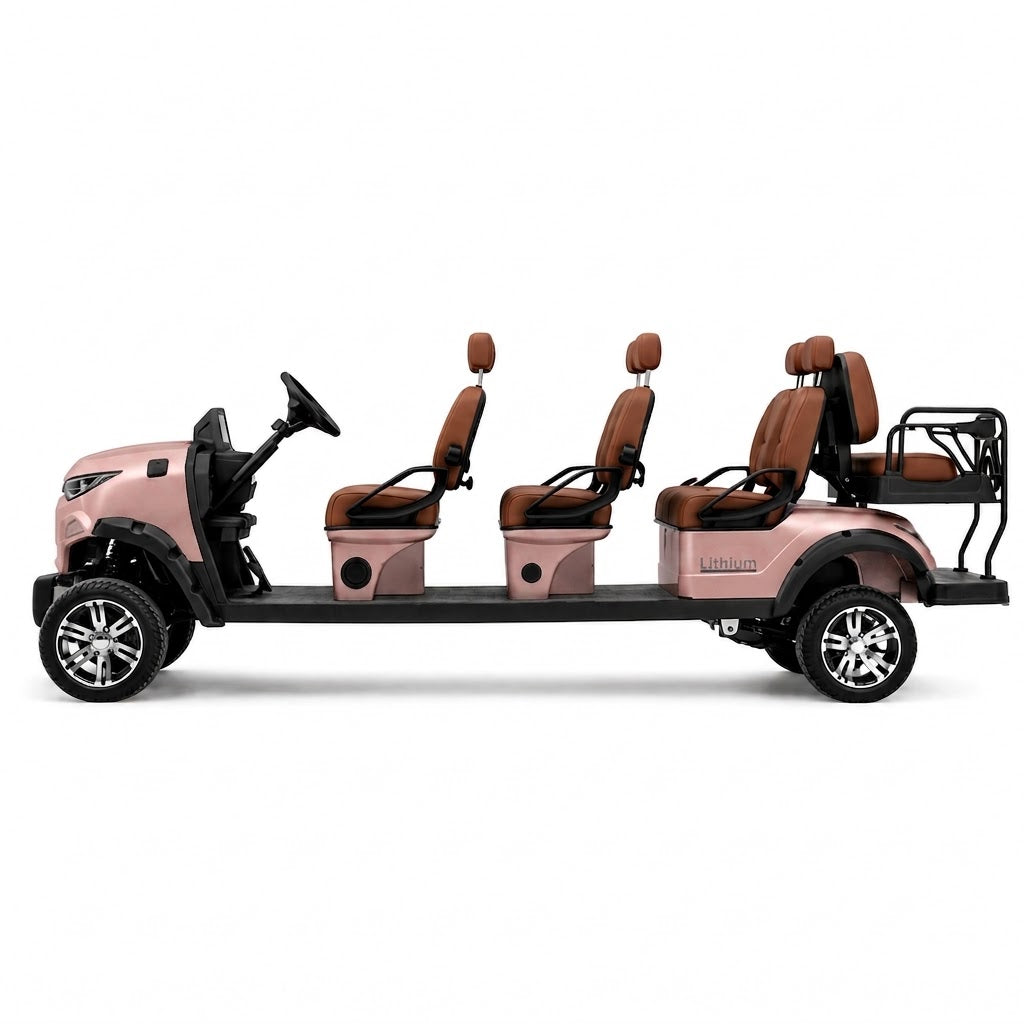 MXV SOVEREIGN 8 Indoor Edition – 8-Seater Electric No-Roof Golf Cart UAE – view 3