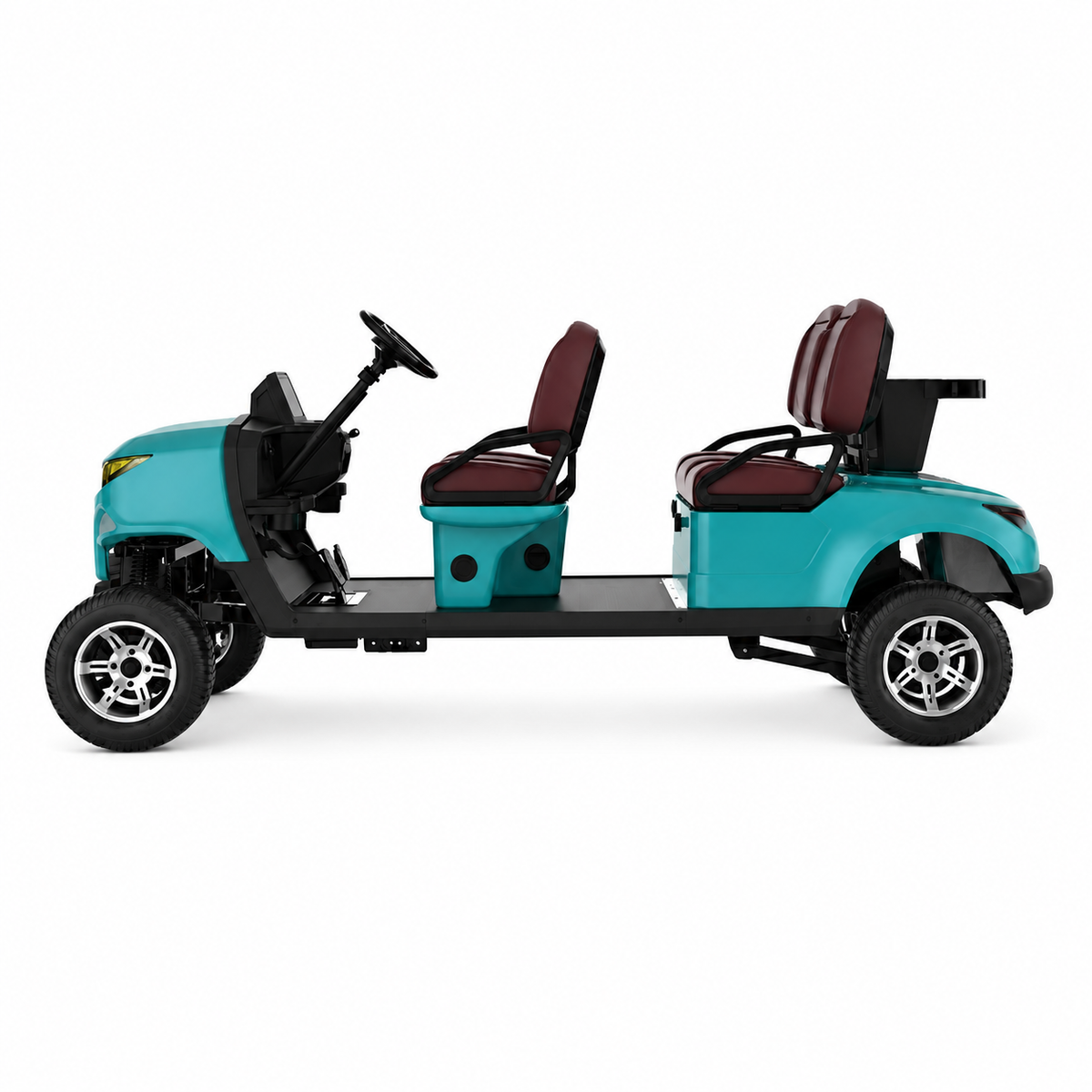 MXV VOYAGER 4 Indoor Edition – 4-Seater Electric No-Roof Golf Cart UAE – view 1