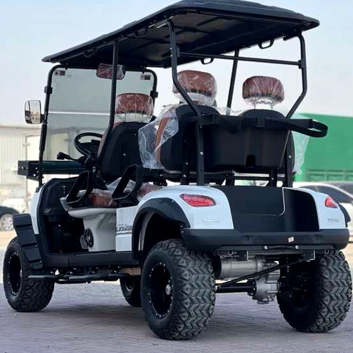 MXV Voyager 4 Trail off-road electric golf cart front view
